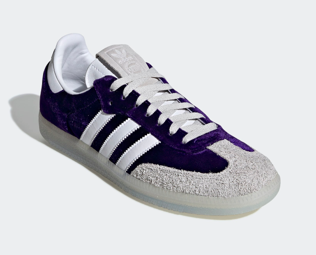 adidas samba purple suede